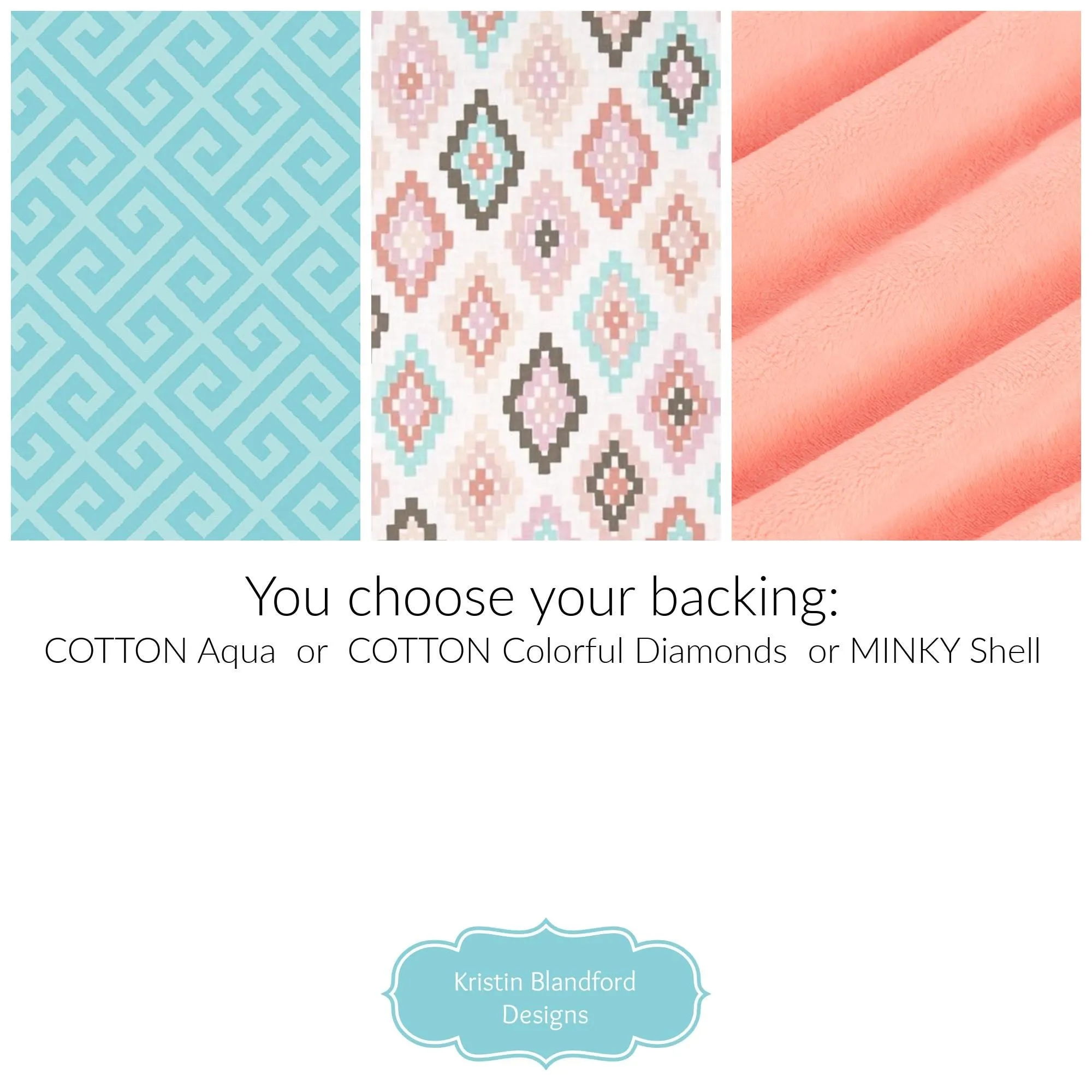 Craft Kits Baby Girl Quilt Kit DIY Fabric Bundle Set Pattern with Instructions Aztec Arrows Feathers Aqua Gold Glitz Newborn Blanket to Make