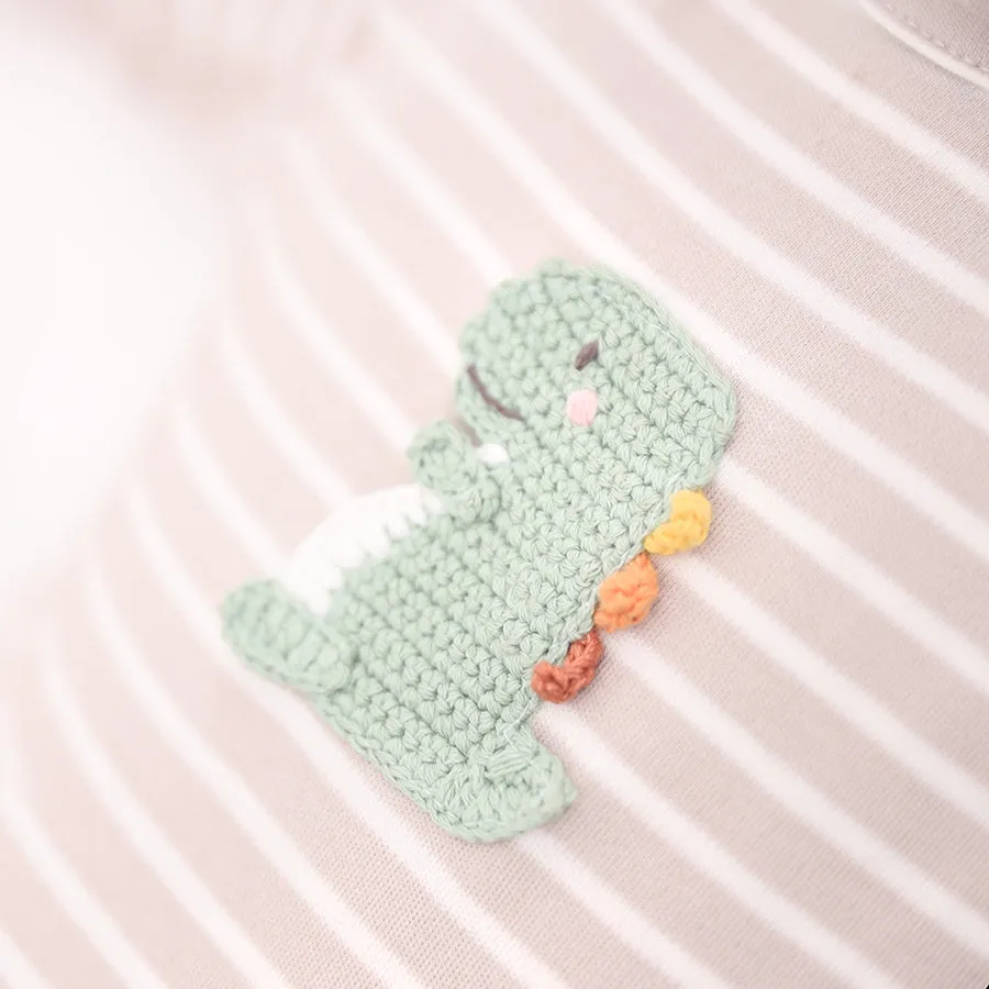 Crochet Baby Dino Babygro