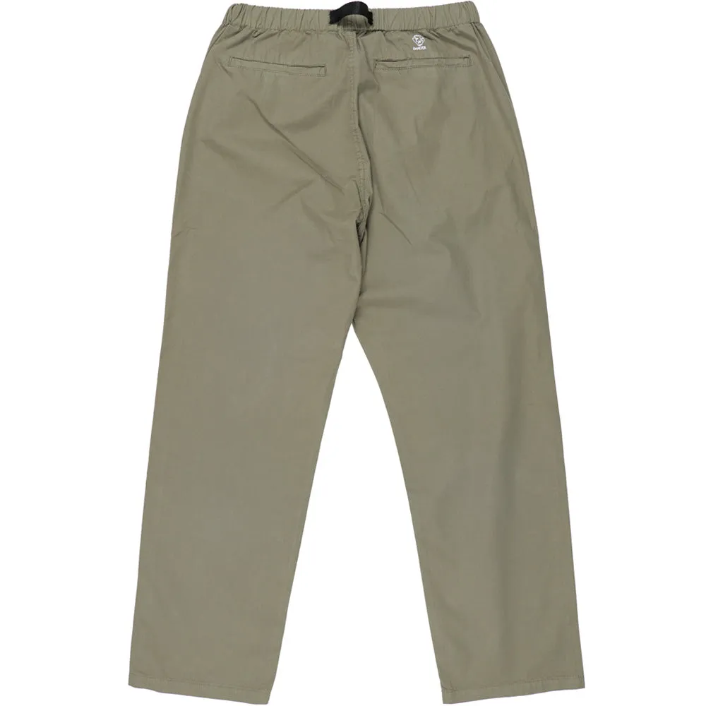 Dancer Belted Simple Pant Organic Cotton Ripstop Grey