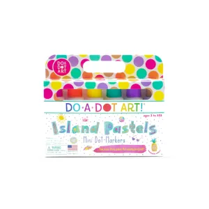 Do-A-Dot Art Washable Dot Markers - Mini Island Pastels - 6 Count