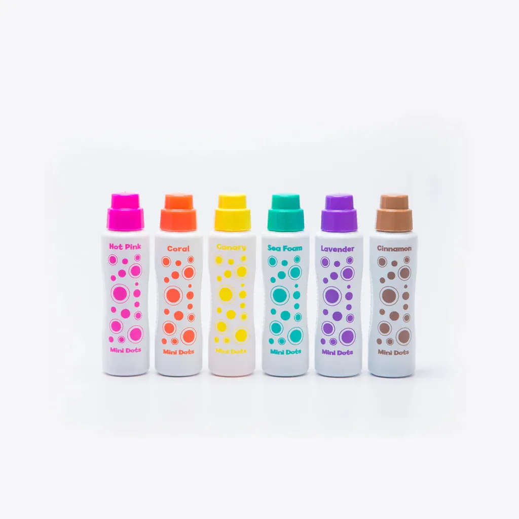 Do-A-Dot Art Washable Dot Markers - Mini Island Pastels - 6 Count