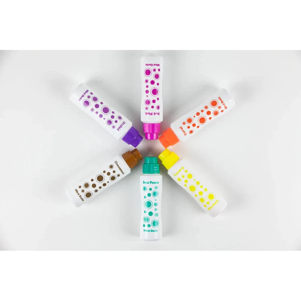 Do-A-Dot Art Washable Dot Markers - Mini Island Pastels - 6 Count