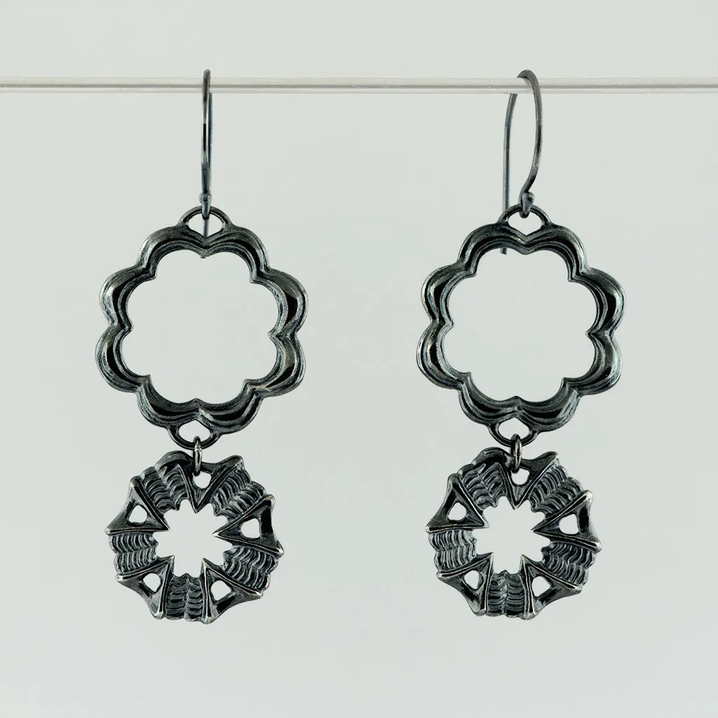 Double Siren Dangle Earring