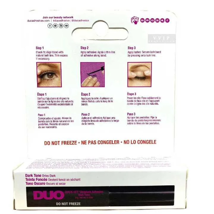 Duo Quick-Set™ Striplash Adhesive in Dark Tone - 0.18oz. (S20.M21)