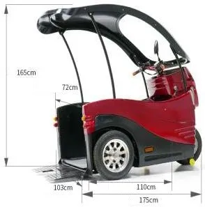 eChariot Electric Wheelchair Moped