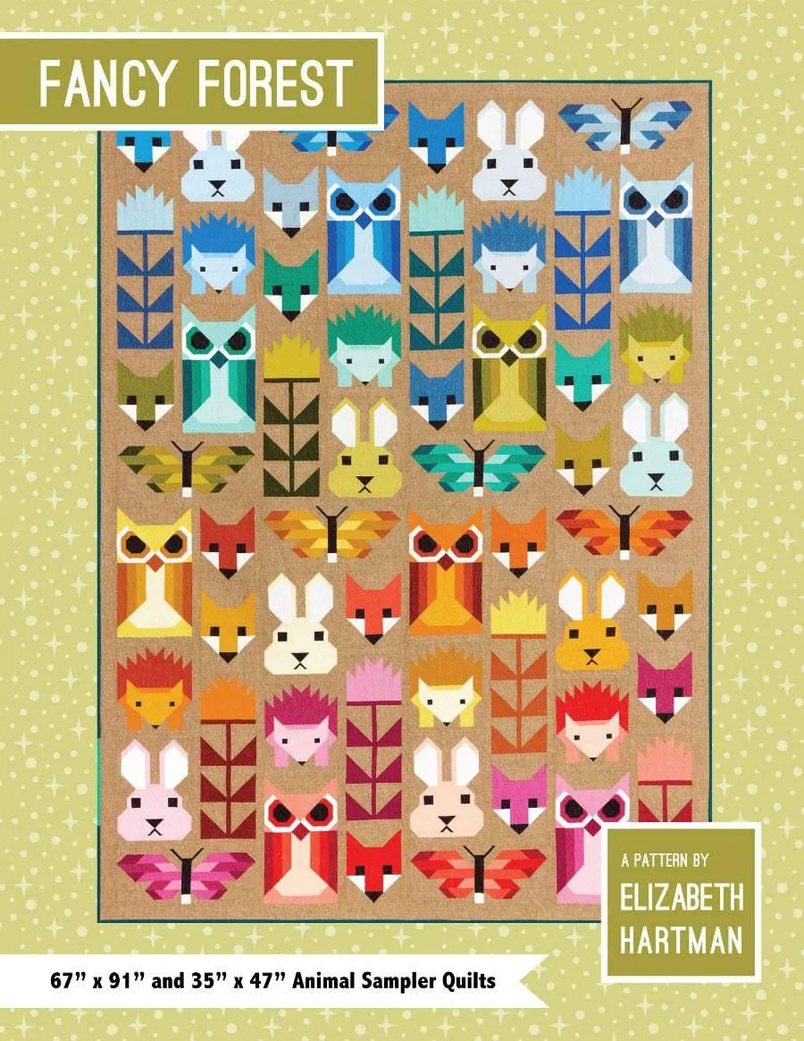 Elizabeth Hartman - Fancy Forest - Quilt Sampler Pattern