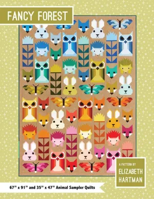Elizabeth Hartman - Fancy Forest - Quilt Sampler Pattern