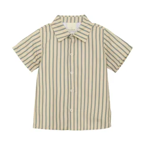 En Fant Short Sleeve Swim Shirt  - Cement