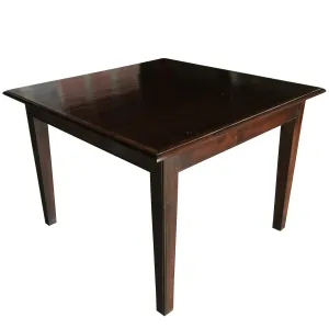 English Square Game Table