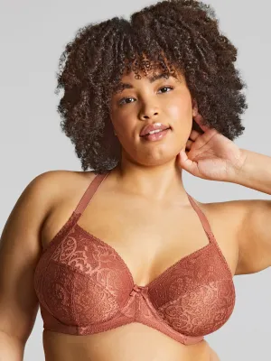 Estel Plunge Bra In Rose Gold - Sculptresse