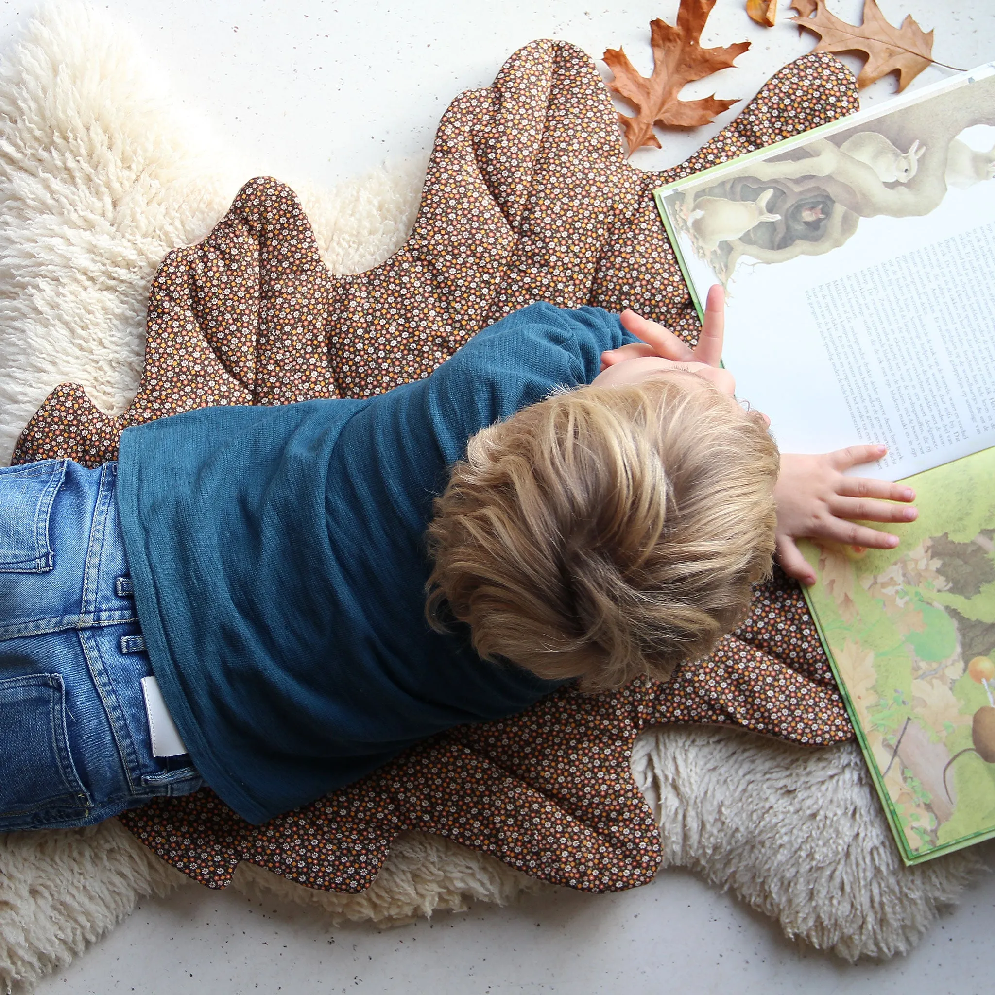 Euro Leaf Blankets Sewing Patterns ~ 5 leaf shapes in larger sizes