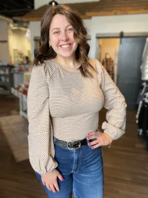 Evie Bubble Sleeve Top