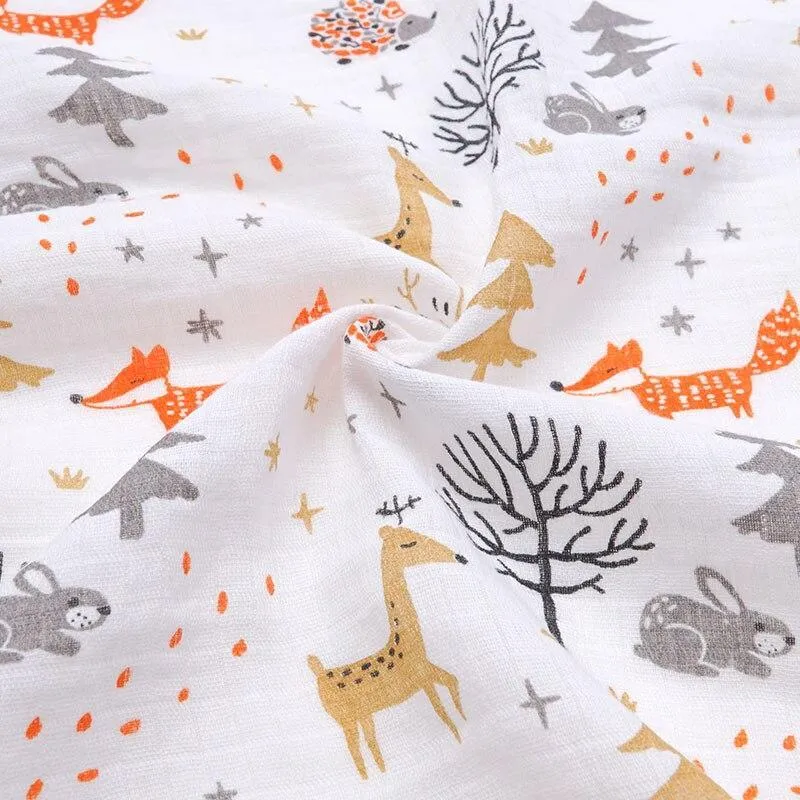 Extra Large Woodland Cotton Muslin