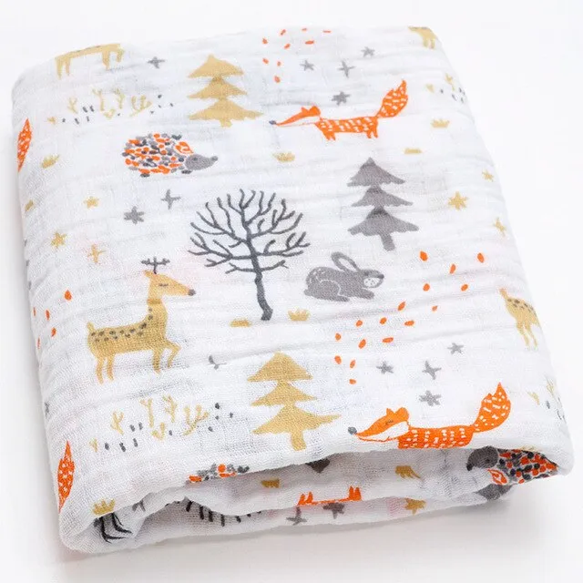 Extra Large Woodland Cotton Muslin