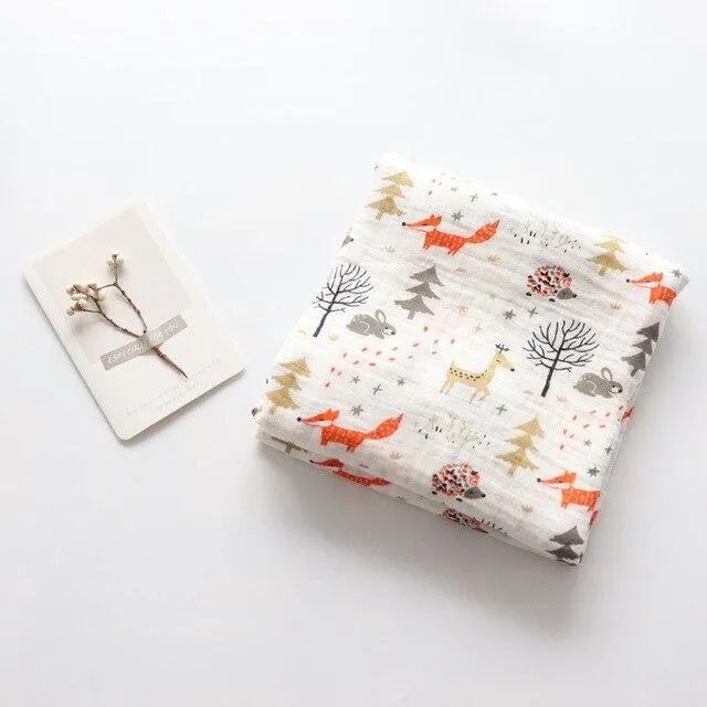 Extra Large Woodland Cotton Muslin
