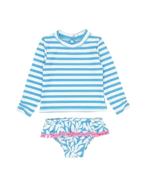 Feather 4 Arrow Sandy Toes Baby Bikini Blue Grotto