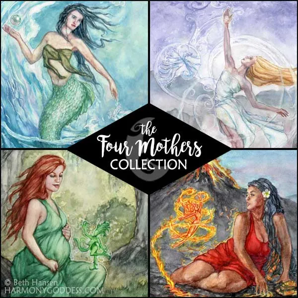 Fire Mother Altar Goddess Print