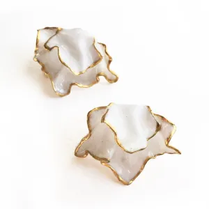 Fish Fin Flower Earrings