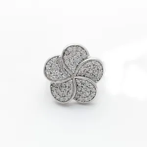 Five Leaf CZ Ring (Silver)