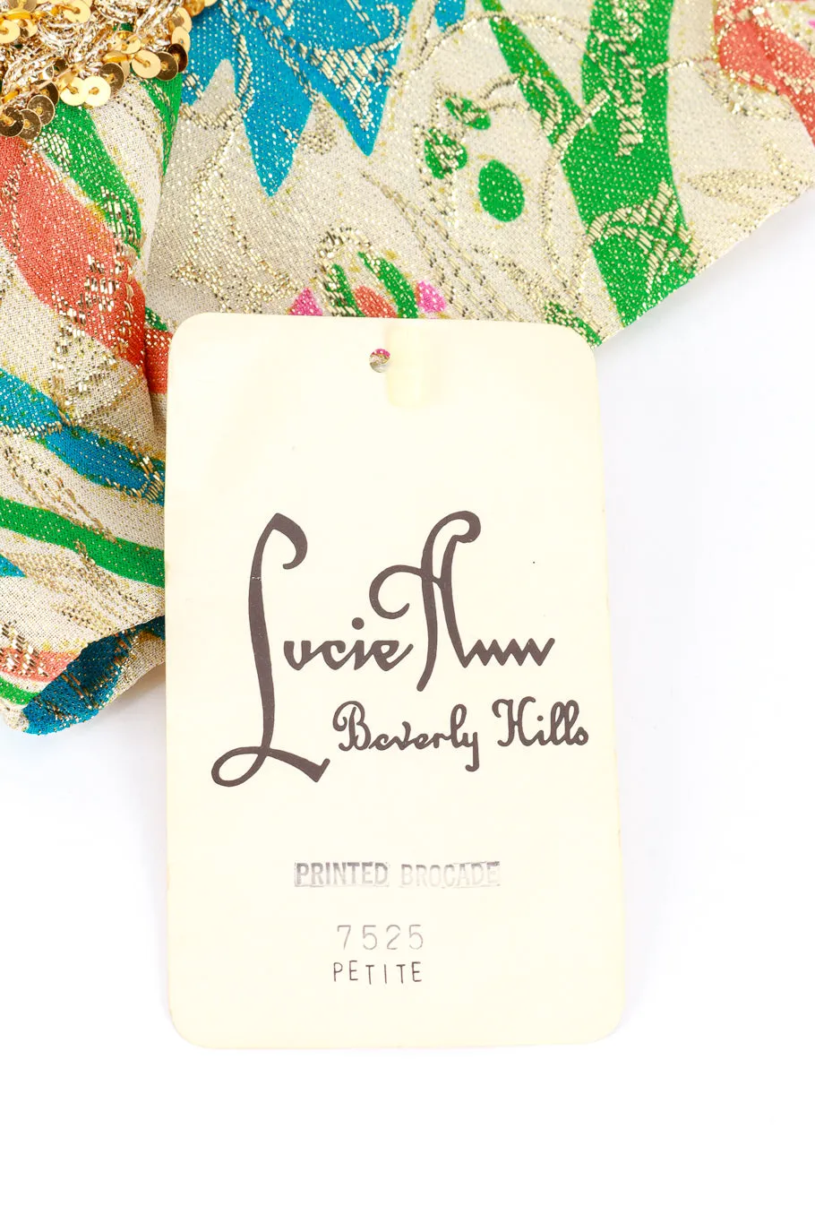 Floral Brocade Metallic Caftan
