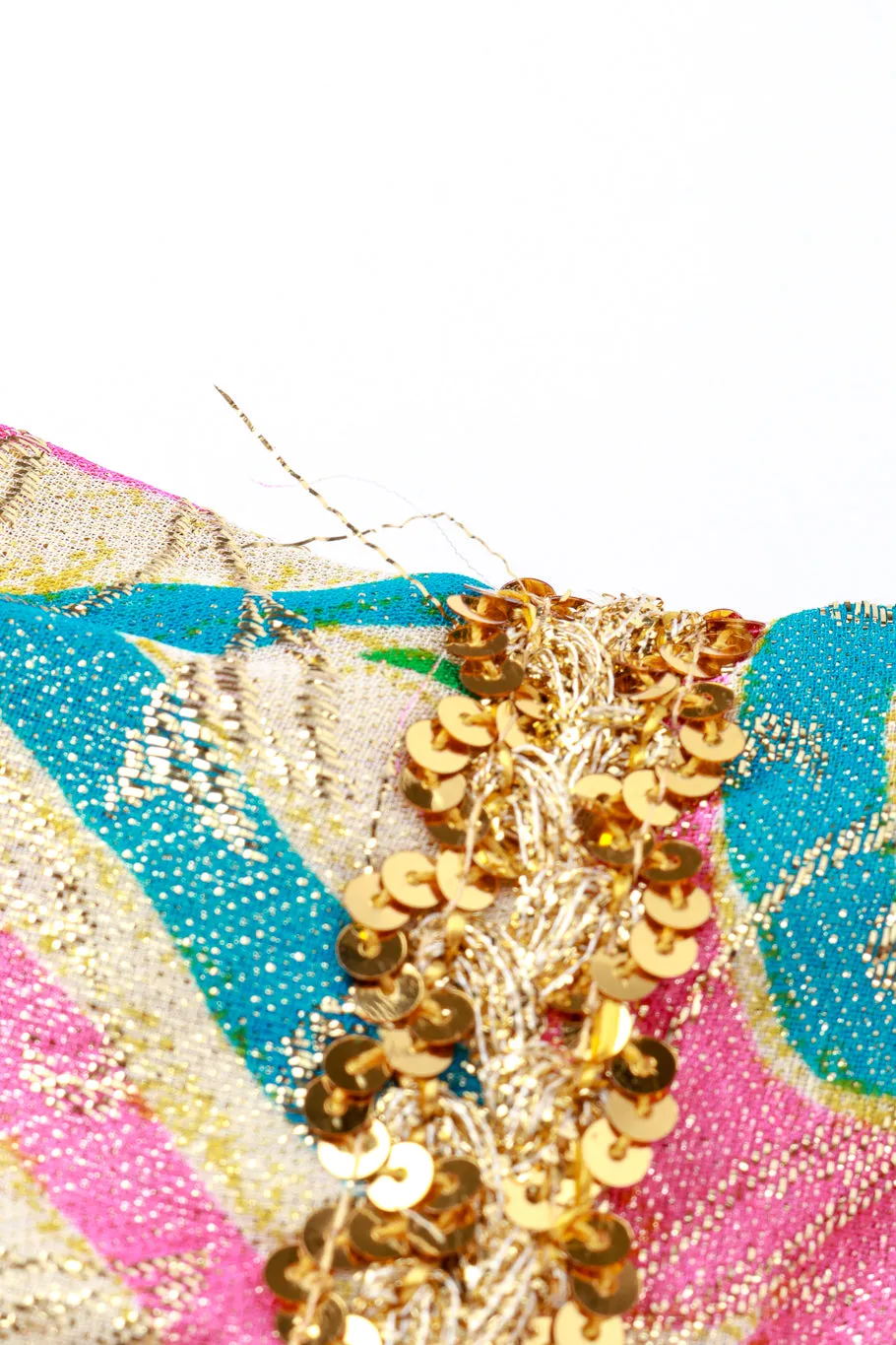 Floral Brocade Metallic Caftan