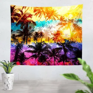 Florida Palm Trees Tapestry