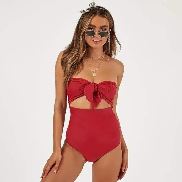 Flynn Front Tie One Piece