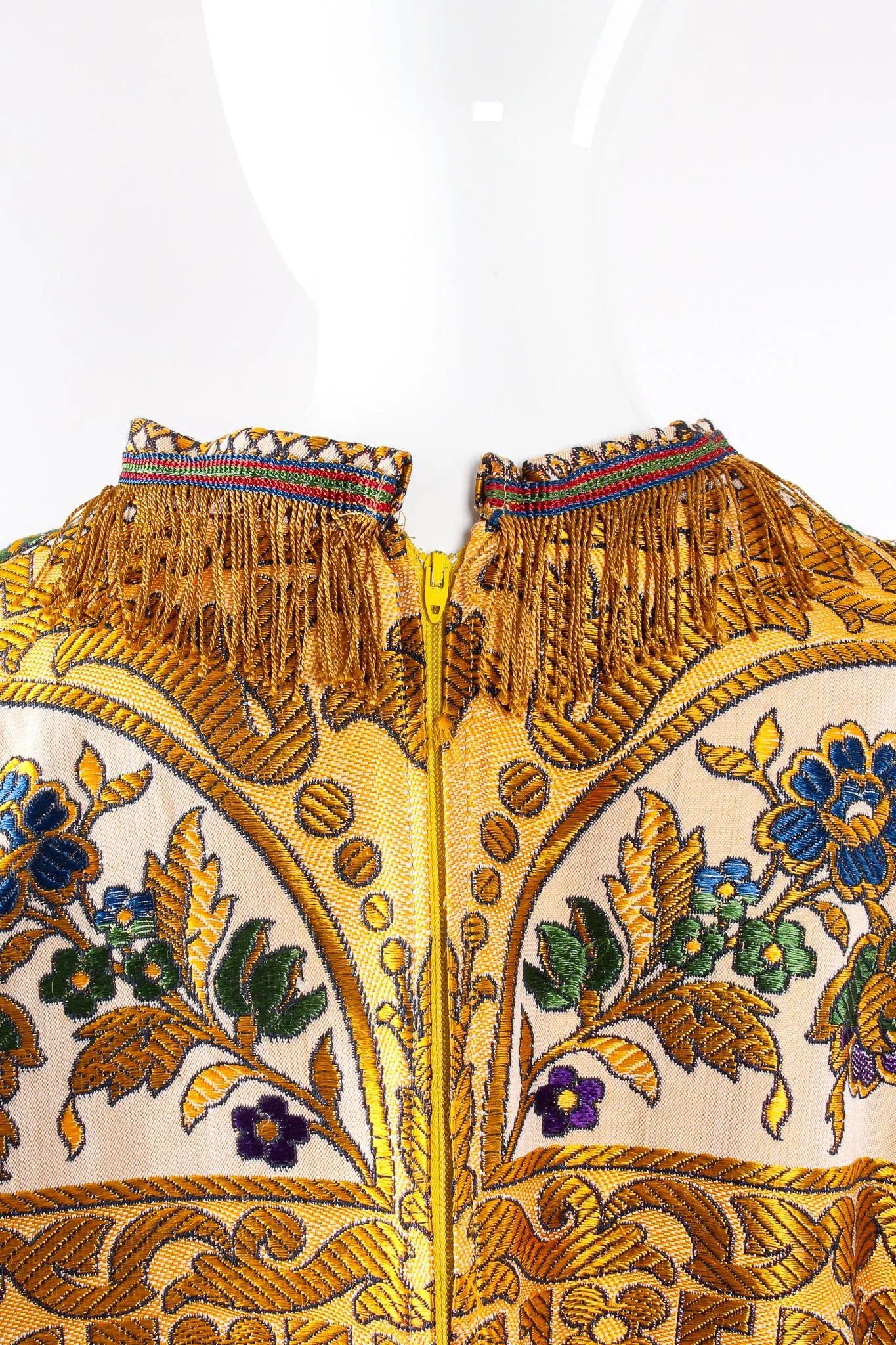 Fringed Tapestry Caftan
