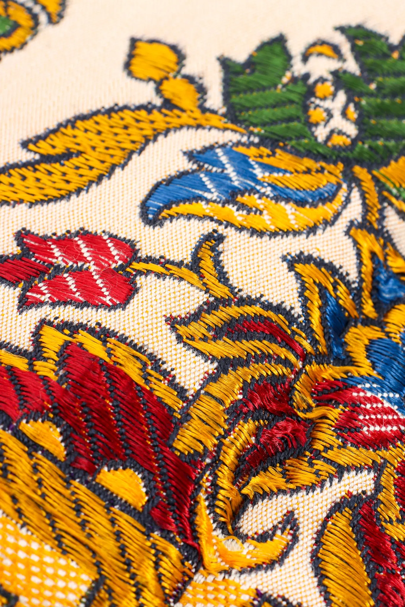 Fringed Tapestry Caftan