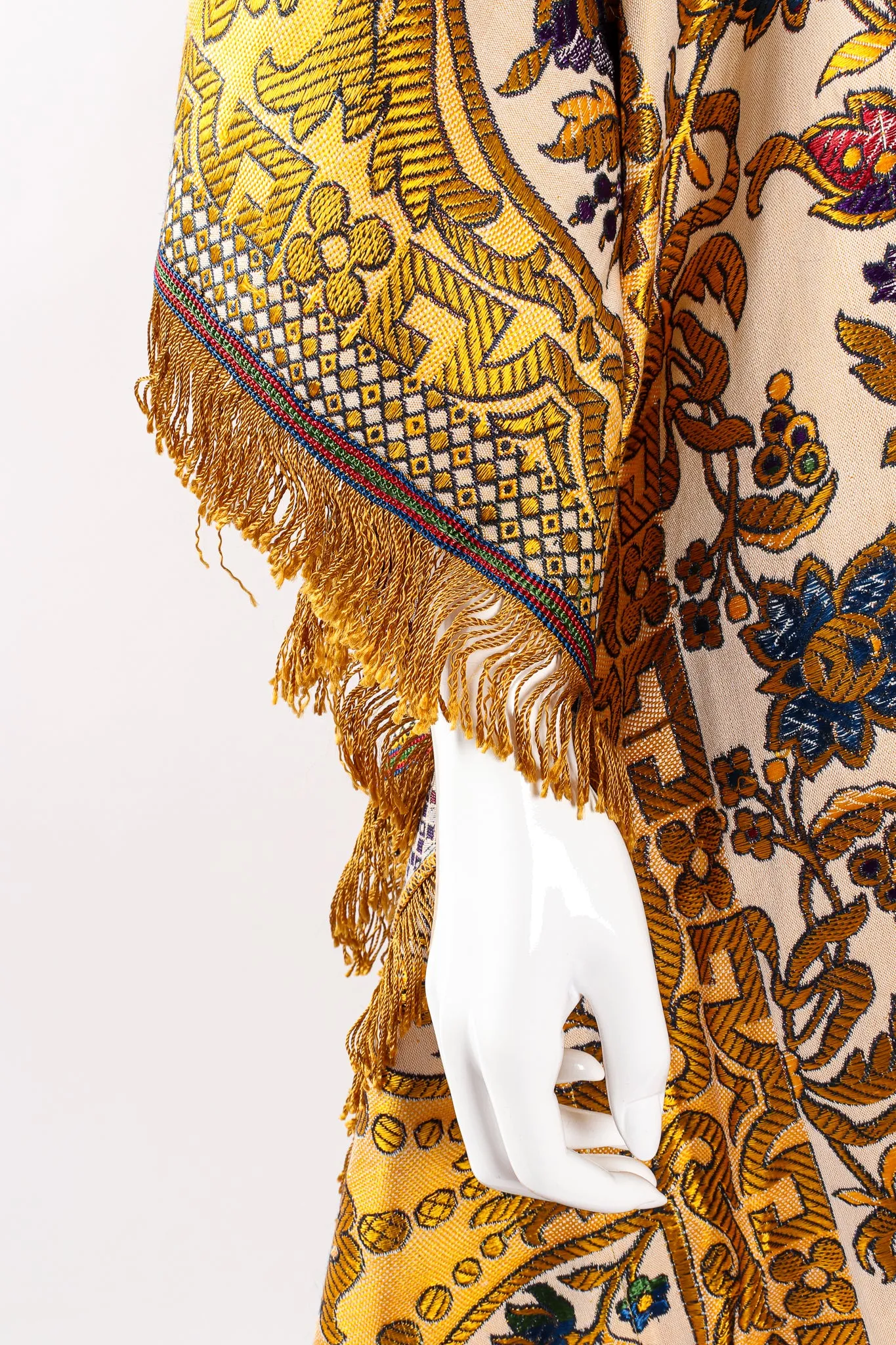 Fringed Tapestry Caftan