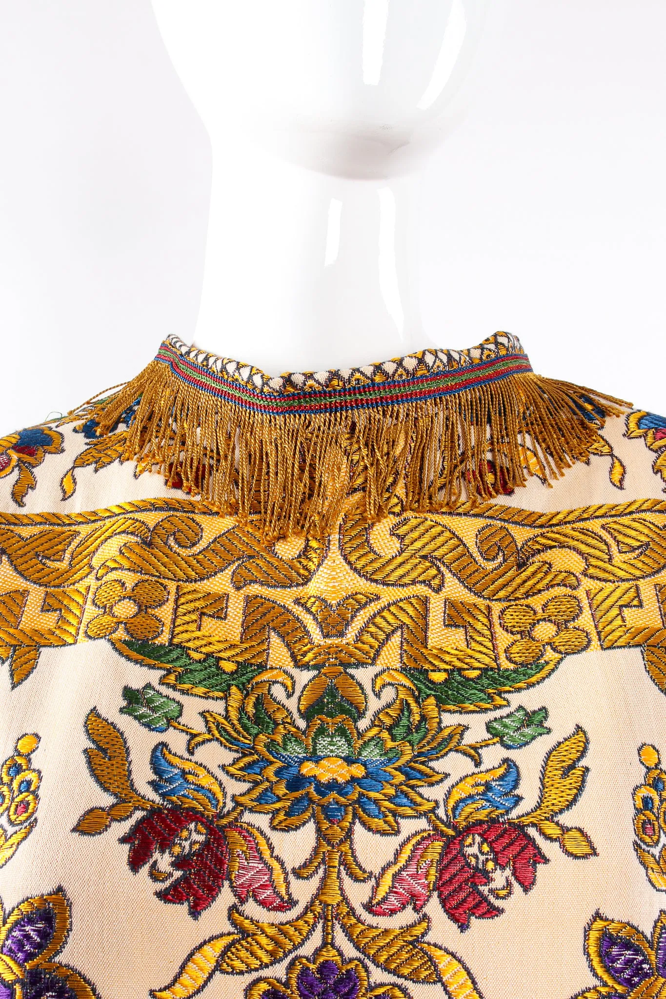 Fringed Tapestry Caftan