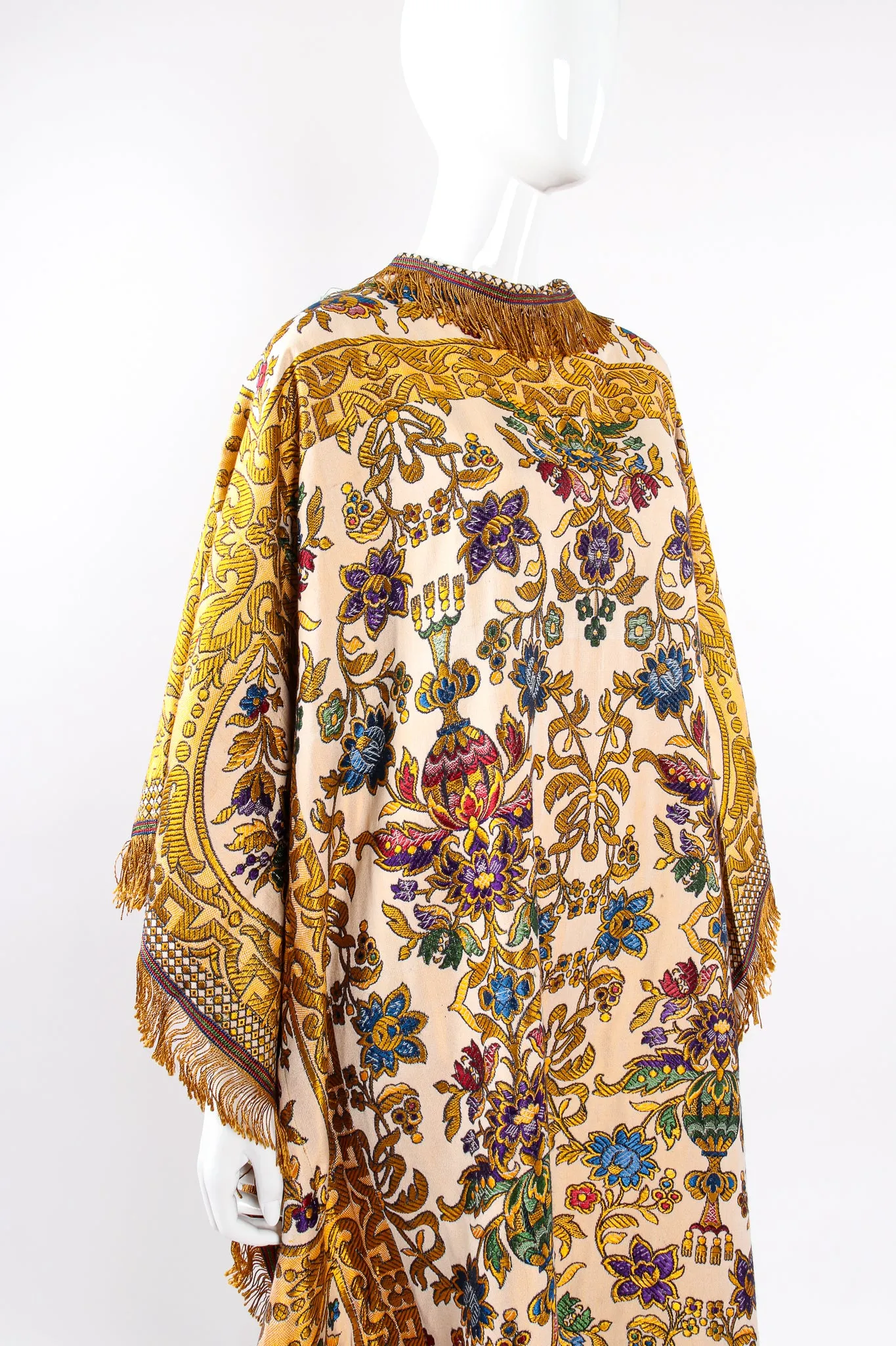 Fringed Tapestry Caftan