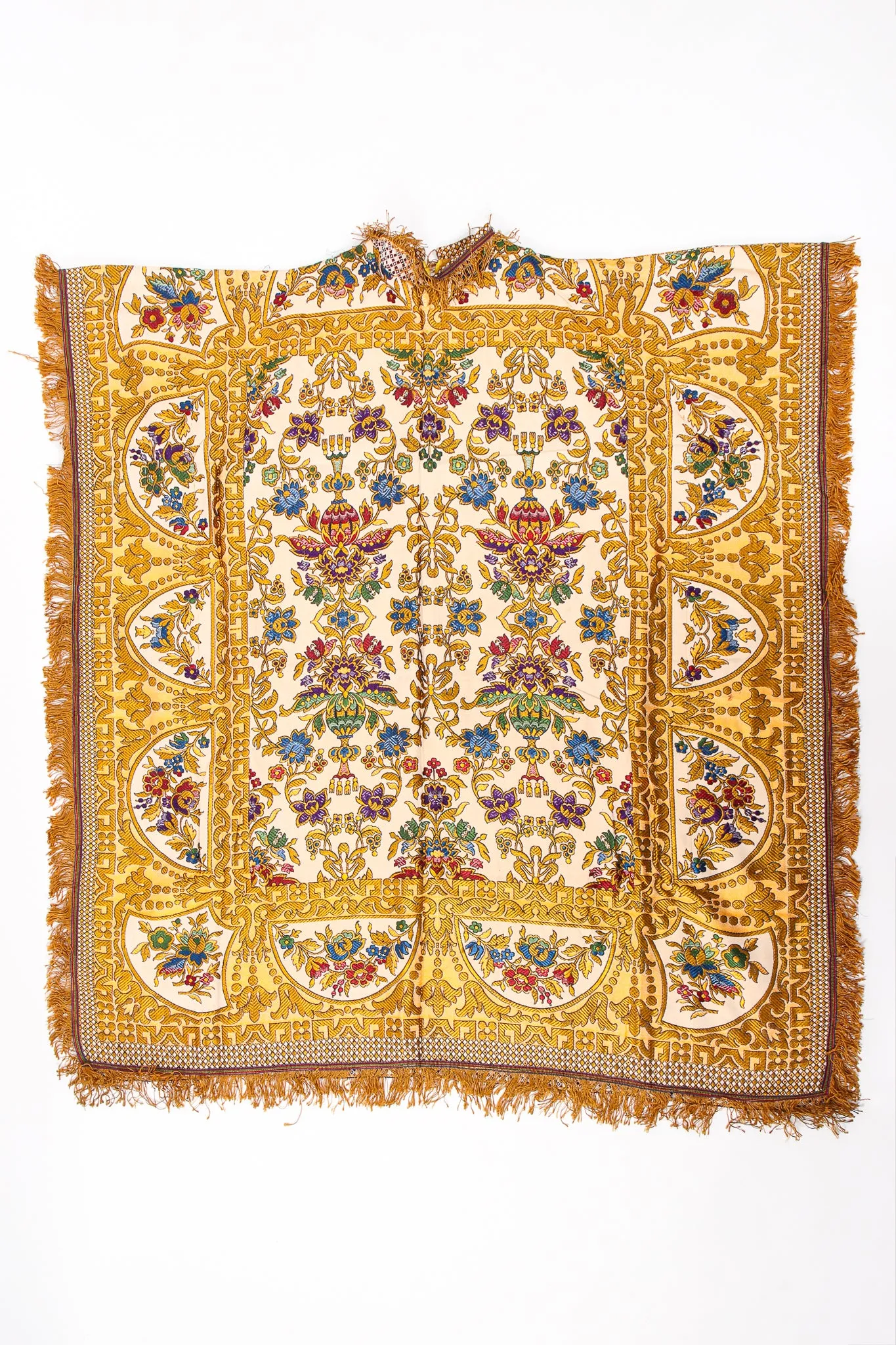 Fringed Tapestry Caftan