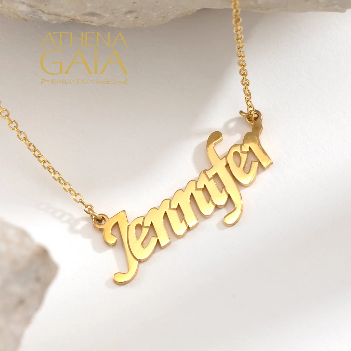 Gold Personalized Name Necklace