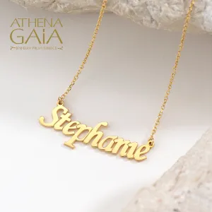 Gold Personalized Name Necklace