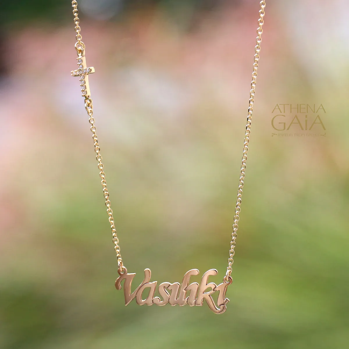 Gold Personalized Name Necklace