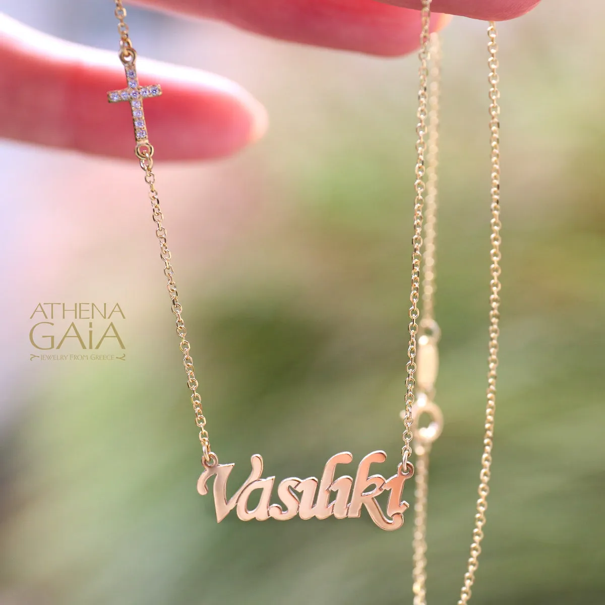 Gold Personalized Name Necklace