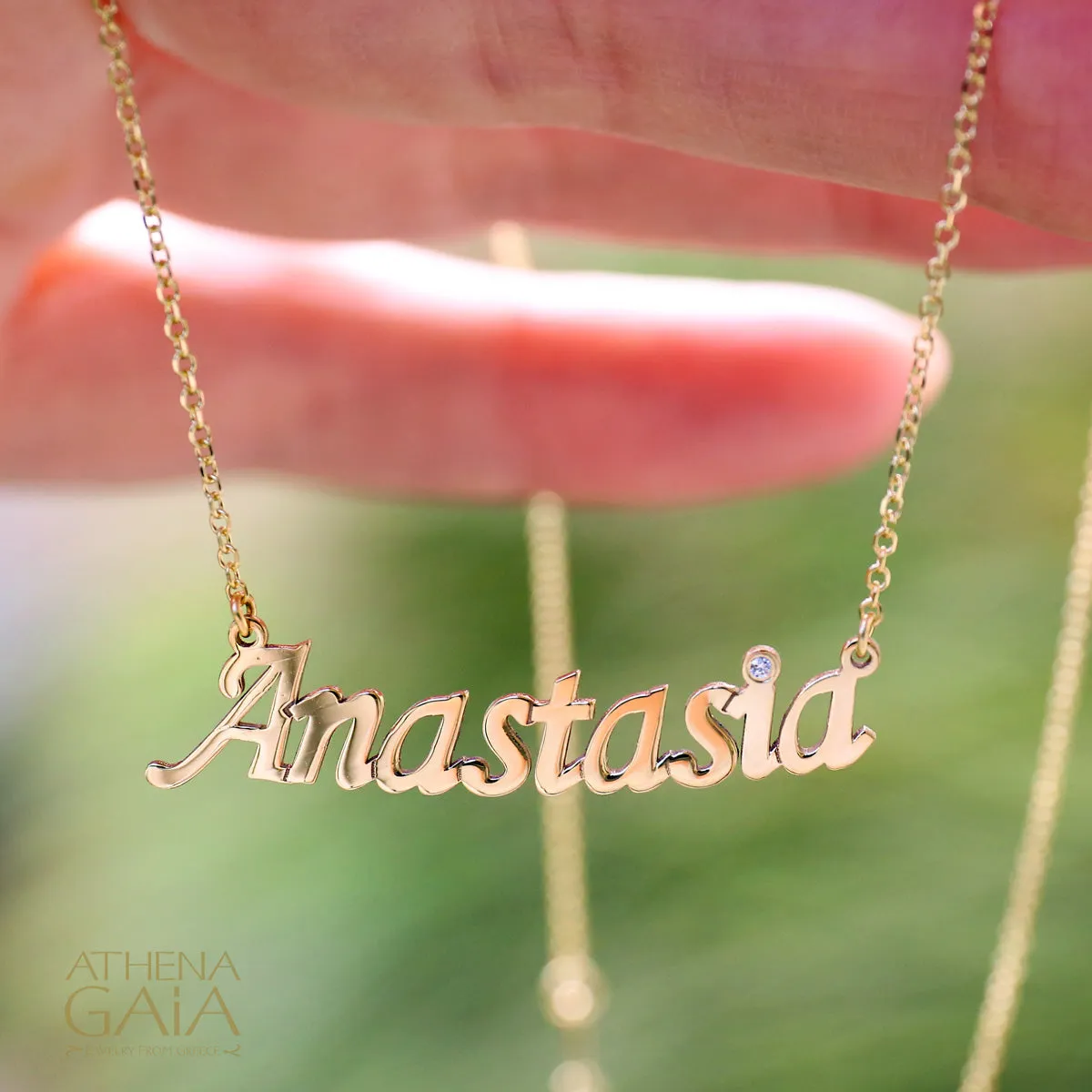 Gold Personalized Name Necklace