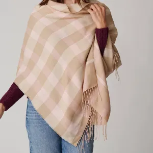 Half Plaid Shawl