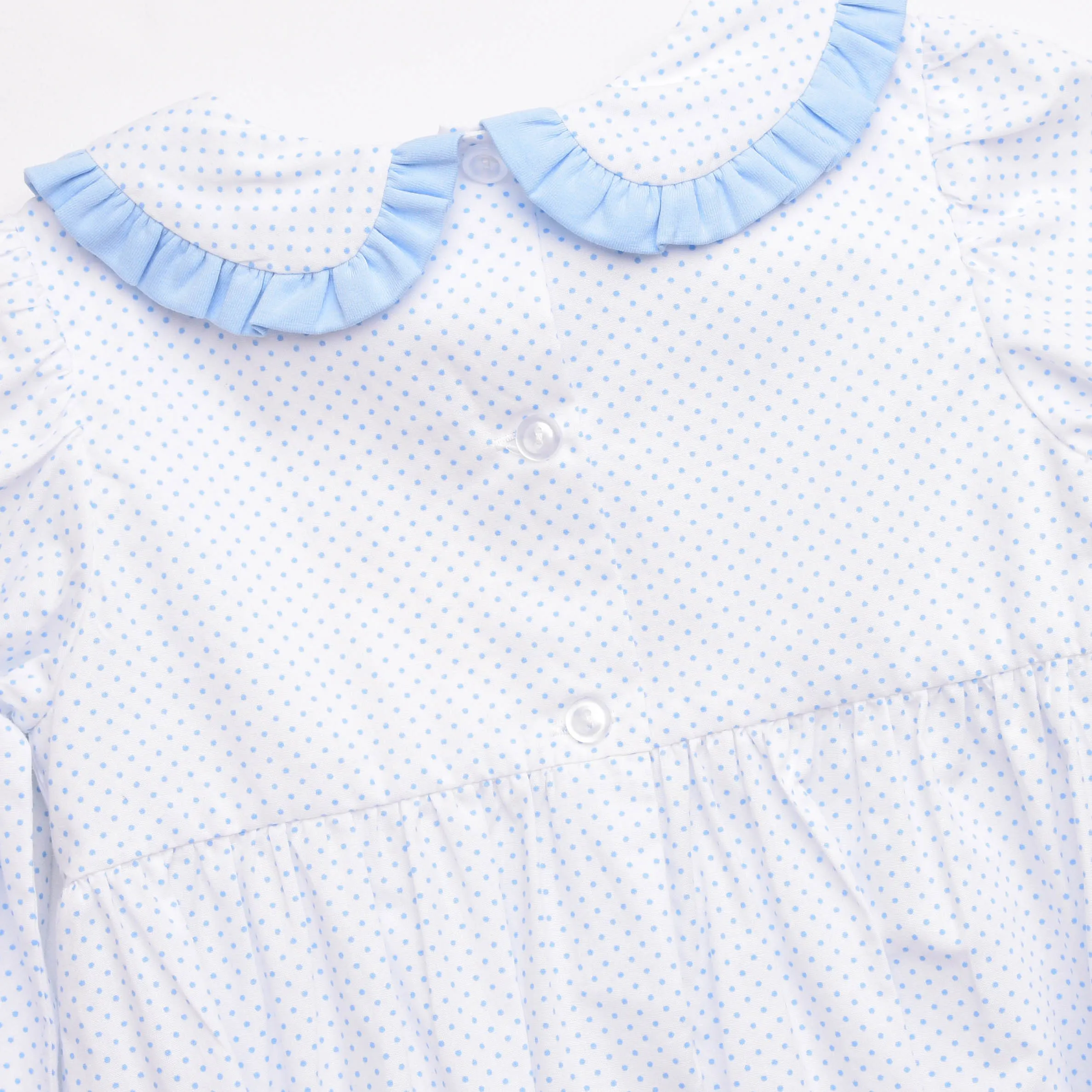 Happy Harvest Smocked Dress, Blue