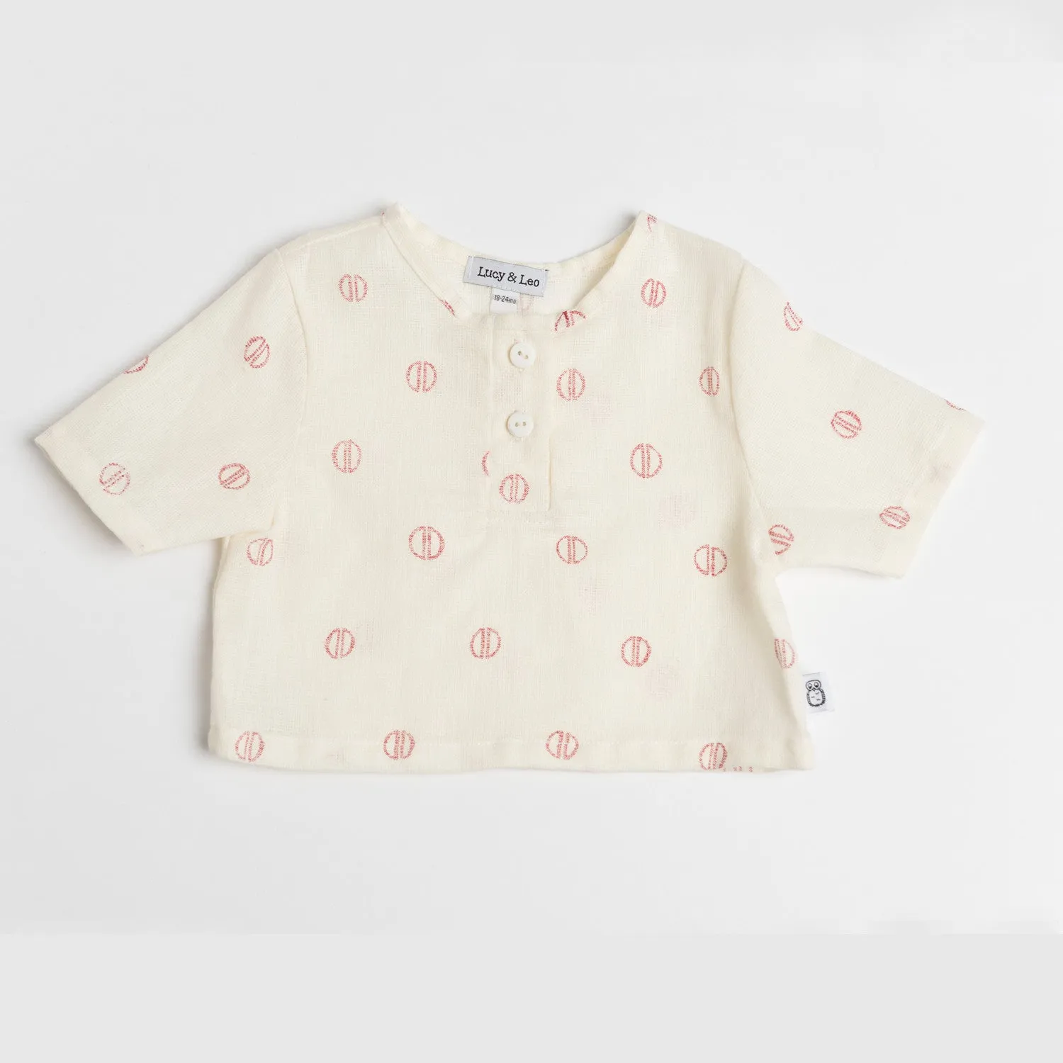 Henry Henley Short Sleeve- Dot