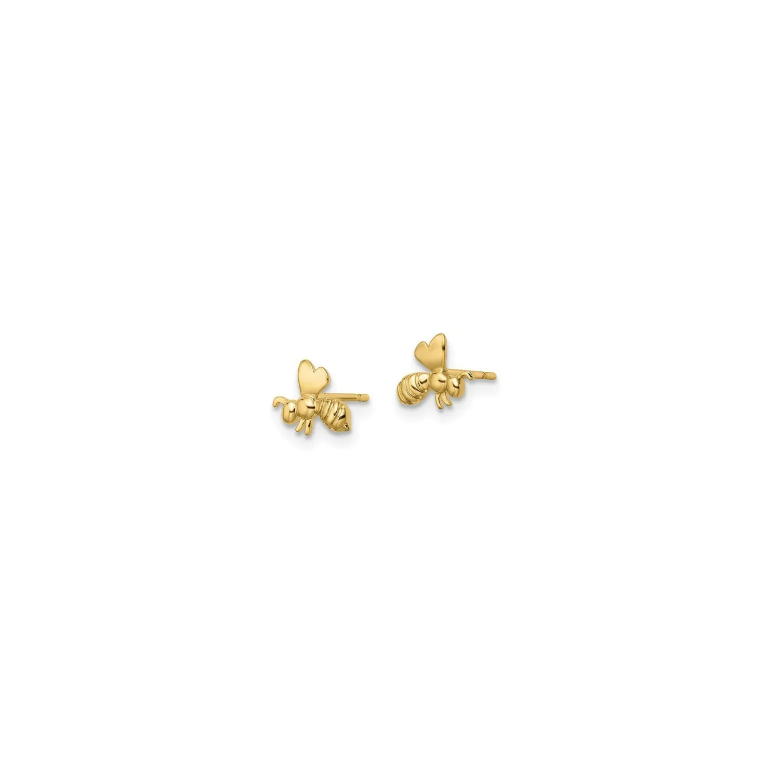 Honey Bee Stud Earrings (14K)