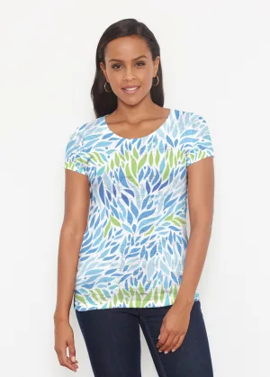Hotsy Totsy Blue (8143) ~ Short Sleeve Scoop Shirt