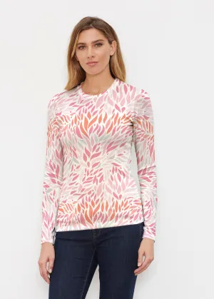 Hotsy Totsy Pink (8145) ~ Butterknit Long Sleeve Crew Top