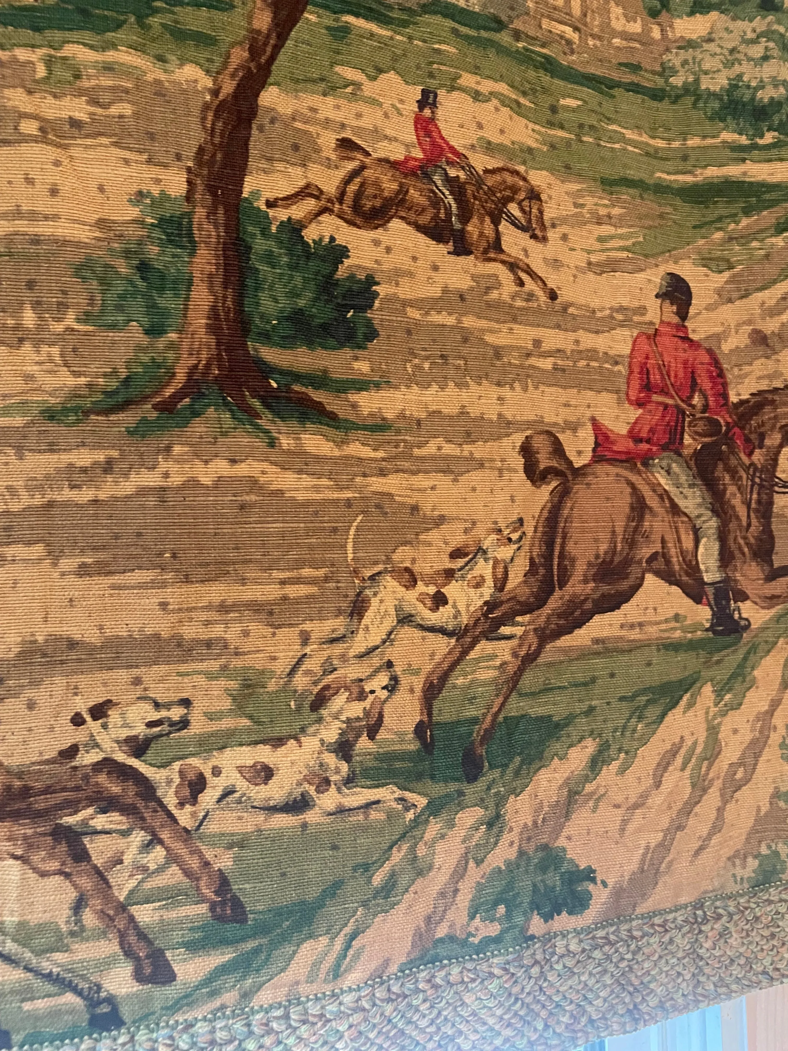 Hunt scene tapestry