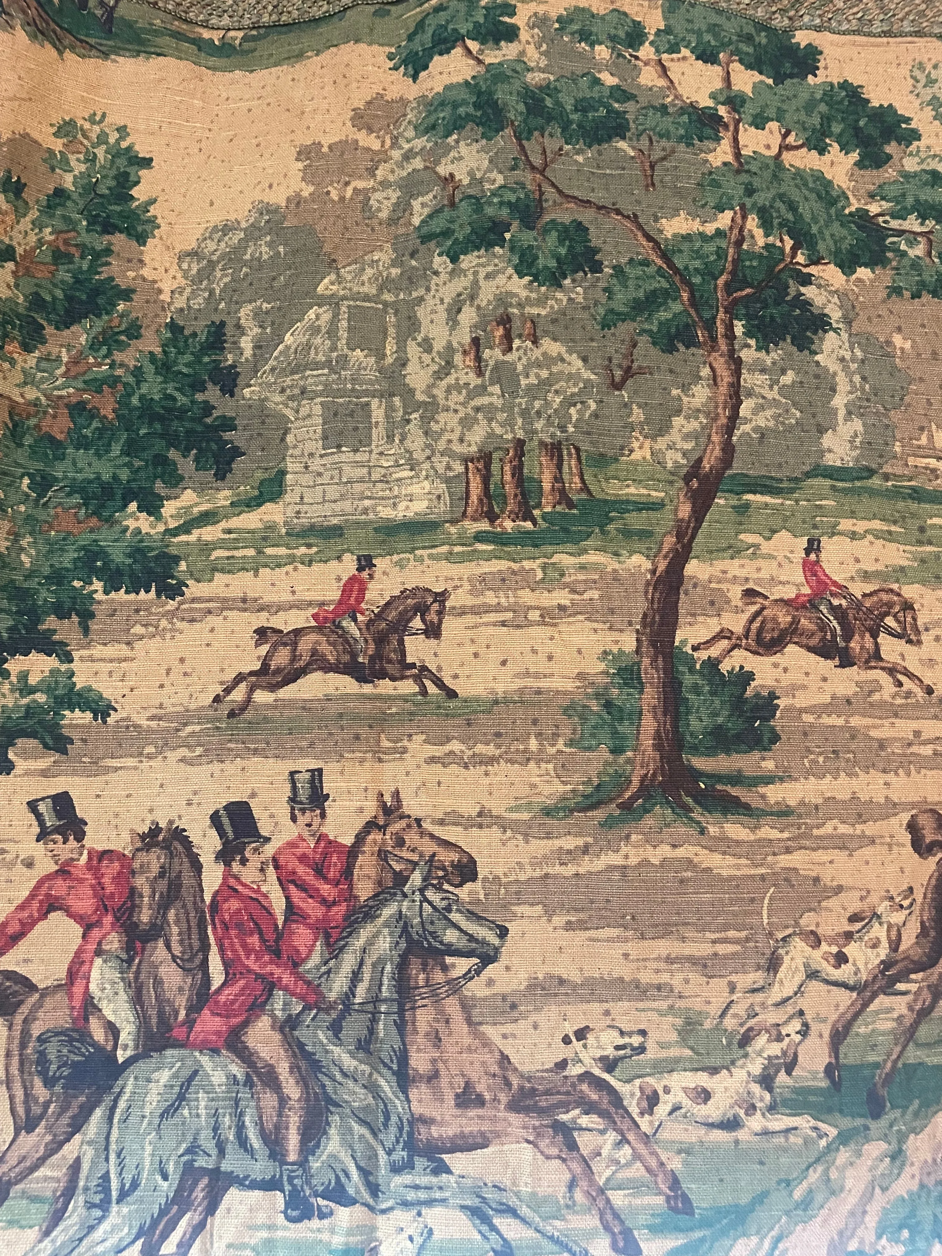 Hunt scene tapestry
