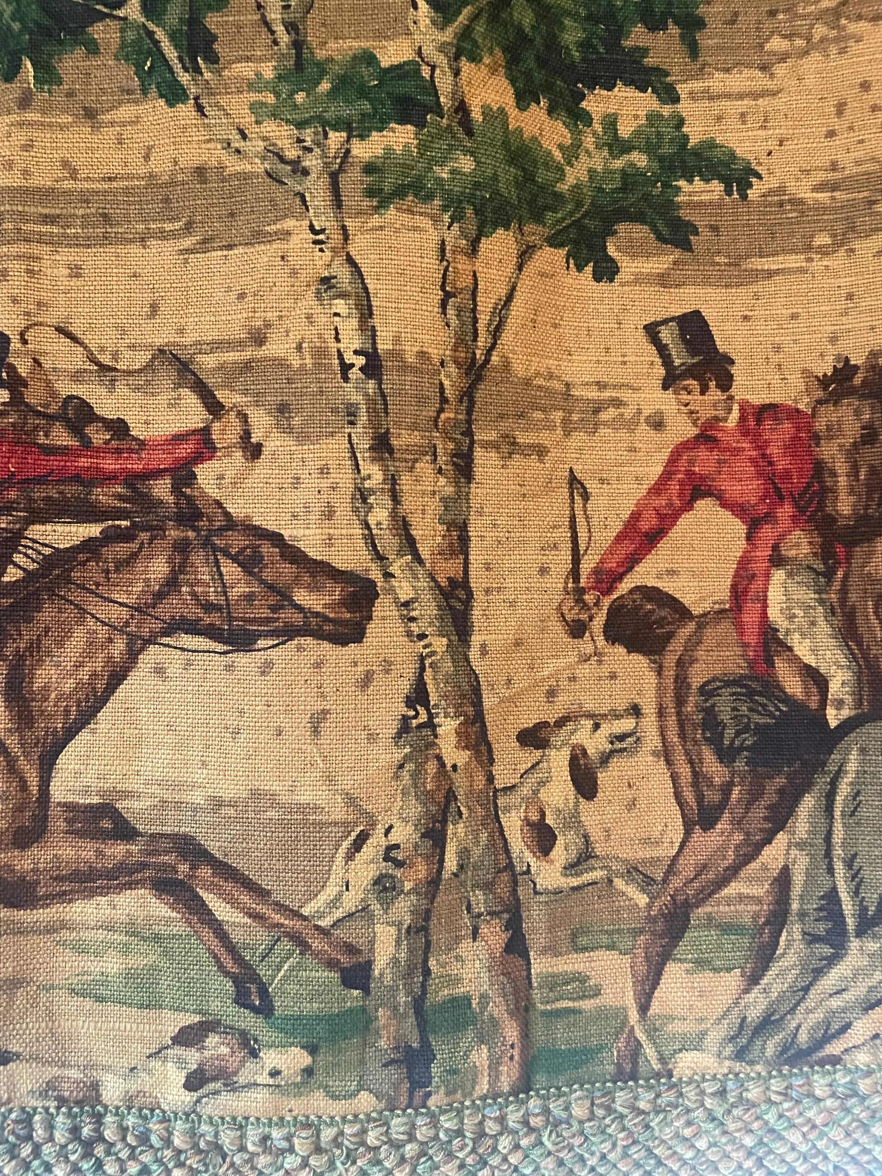 Hunt scene tapestry