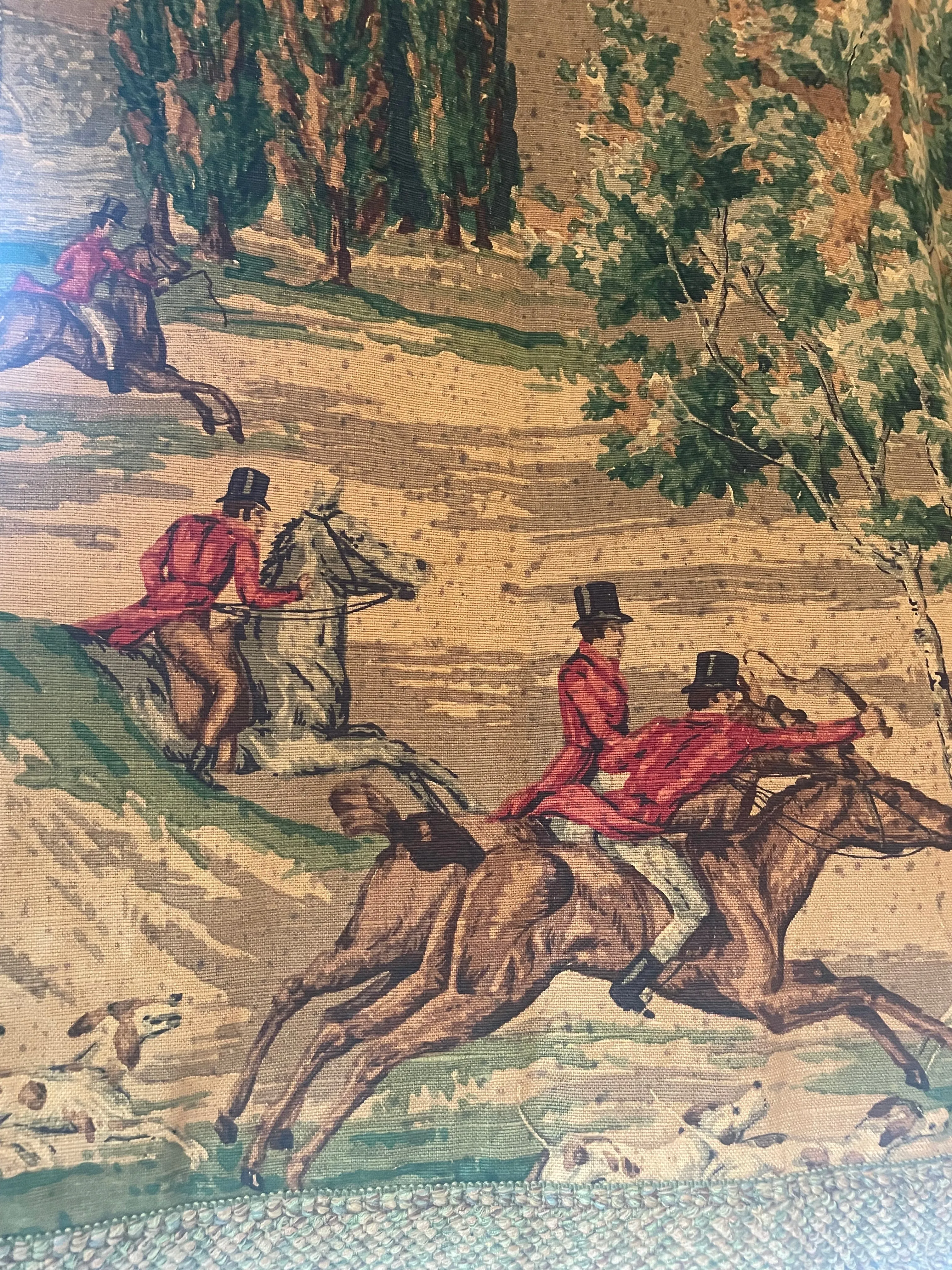 Hunt scene tapestry