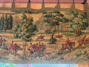 Hunt scene tapestry