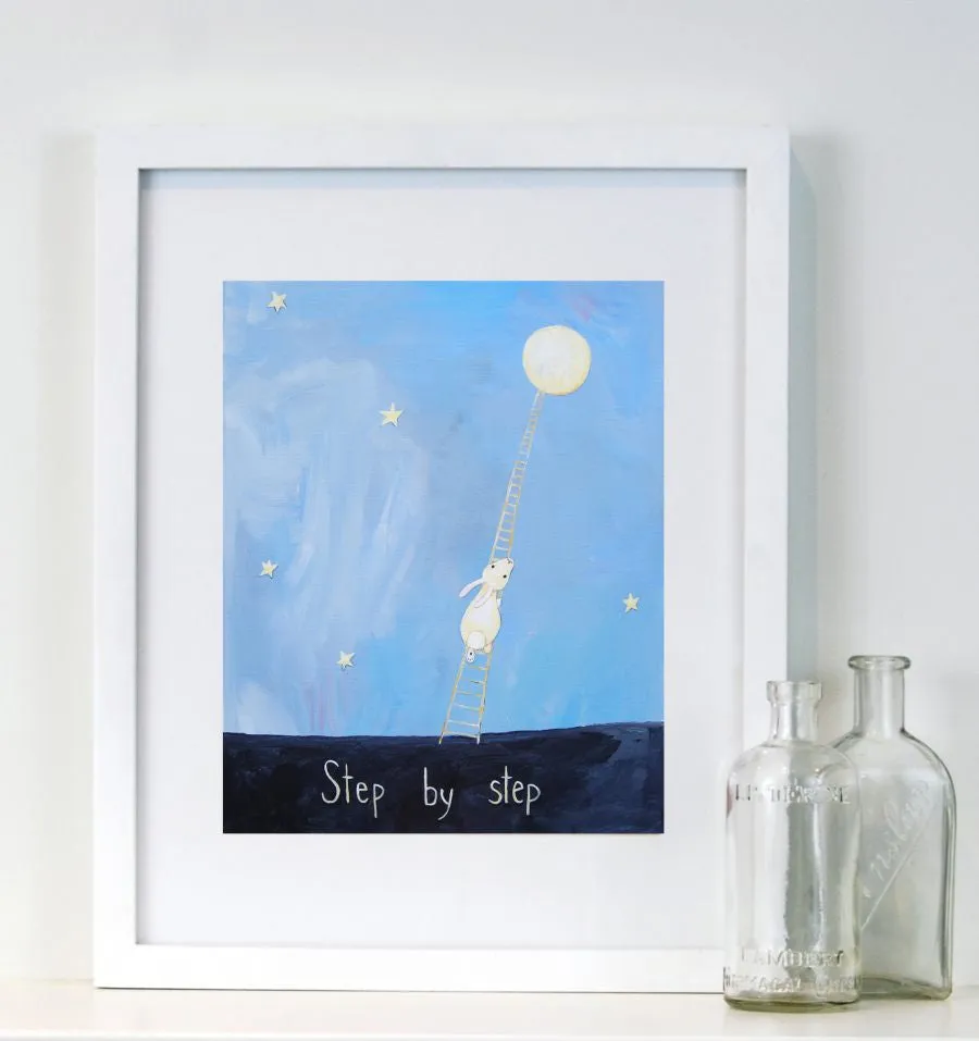 I heart you  - Nursery Quote Art